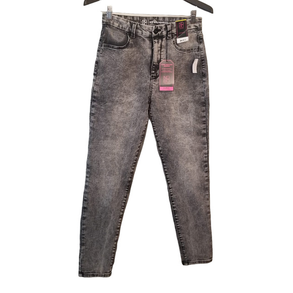 No Boundaries Super High Rise Gray‎ Women’s Jeggings Size 11 30W inseam 26.5L - Picture 1 of 8